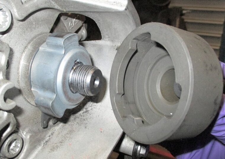 vag 1.4 - 1.6 en 2.0 tdi hogedrukpomp demontage sleutel - 15 mm en 24 mm dieselpomp trekker - brandstofpomp oem t10489 puller