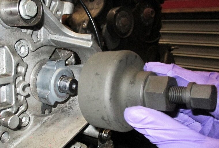 vag 1.4 - 1.6 en 2.0 tdi hogedrukpomp demontage sleutel - 15 mm en 24 mm dieselpomp trekker - brandstofpomp oem t10489 puller