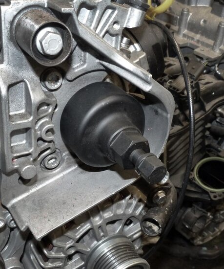 vag 1.4 - 1.6 en 2.0 tdi hogedrukpomp demontage sleutel - 15 mm en 24 mm dieselpomp trekker - brandstofpomp oem t10489 puller