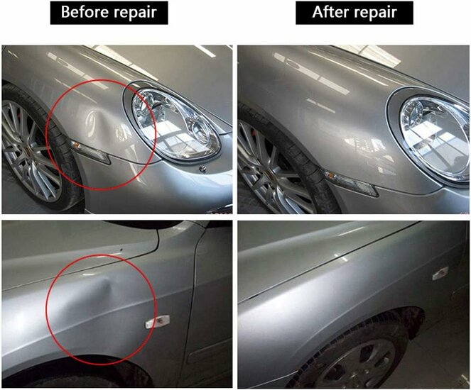 uitdeukset 19 delig - reparatieset uitdeuken - deuken trekker - deukverwijderingsgereedschap - uitdeuker - slagtrekker