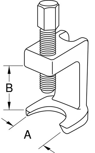 3 delig kogelgewricht demontage set - fuseekogel trekker - stuurkogel demontageset - draagarm en fusee demontage&nbsp;