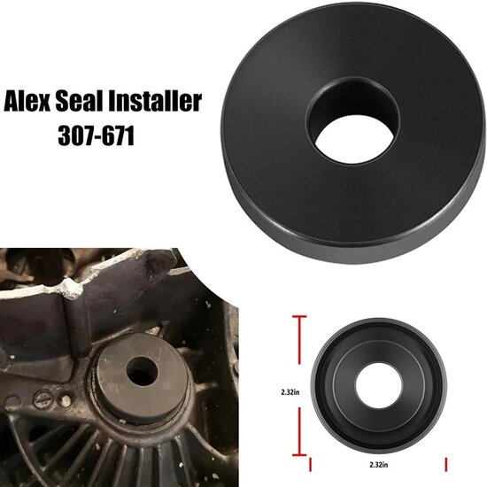 ford en volvo keerring (de)montage set - gereedschap set voor afdichtringen met dubbele koppeling - oliekeerringen montage