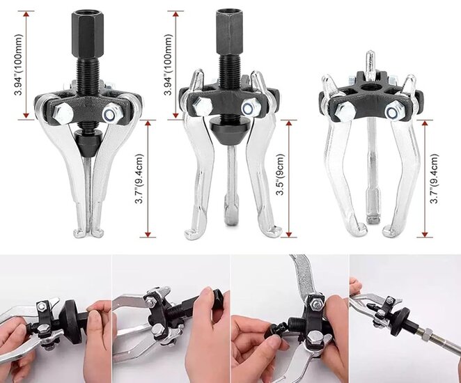 binnenlagertrekker - universele lager slagtrekker - wiellagertrekker - kogellager slag trekker