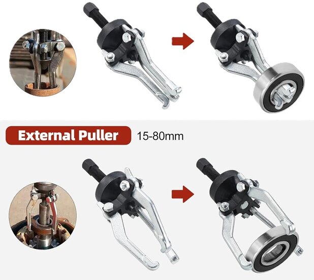 binnenlagertrekker - universele lager slagtrekker - wiellagertrekker - kogellager slag trekker