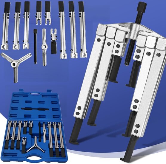 lagertrekker - binnenlager trekker - buitenlagertrekker - poelietrekker - pulley trekset 12 delig