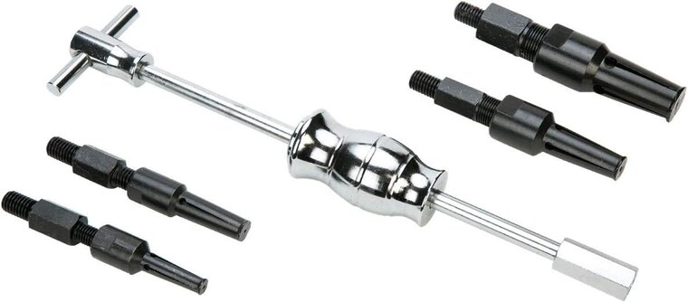 binnenlagertrekker 5 delig - wiellagertrekker - bearing puller - kogellagertekker - slagtrekker