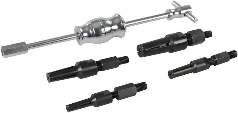 binnenlagertrekker 5 delig - wiellagertrekker - bearing puller - kogellagertekker - slagtrekker