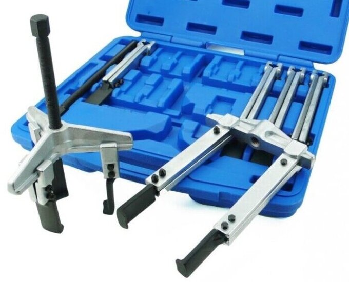 lagertrekker - binnenlager trekker - buitenlagertrekker - poelietrekker - pulley trekset 12 delig