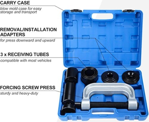 suv kogelgewricht trekker - ford - jeep - dodge&nbsp;- persbussen - lagerdruk set - fusee demontage set