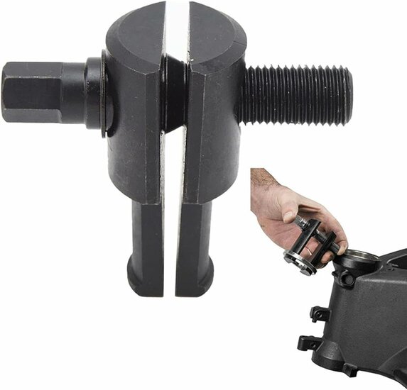 motorfiets lagerring demontage set - lagertrekker - stuurpenlager gereedschap - lager ring stuurkop demontager - stuurpen geree