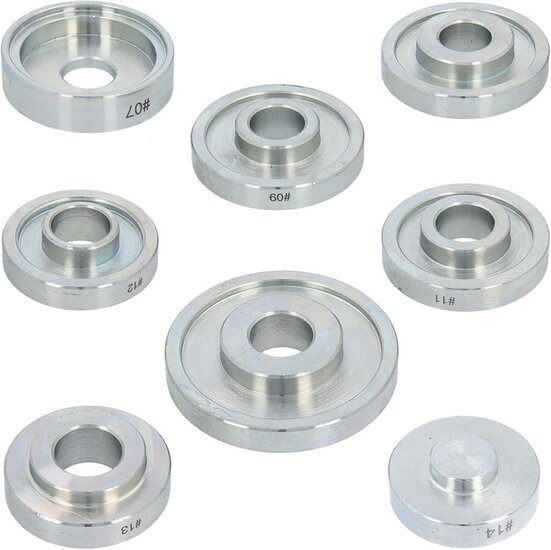 wiellager montage en demontage set - 34 delige persschijven - drukschijven&nbsp;&nbsp;- universele lager montage - lagerada