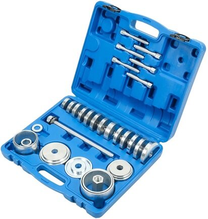 wiellager montage en demontage set - 34 delige persschijven - drukschijven&nbsp;&nbsp;- universele lager montage - lagerada