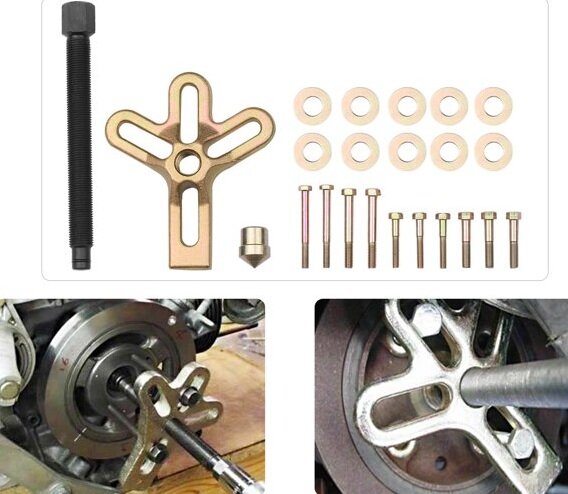 23 delige universele trekkerset -&nbsp;naaftrekker - lagertrekker - poelietrekker - wiellagertrekker - kogellagertrekker