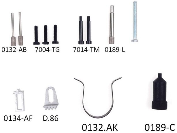 uitgebreide psa benzine en diesel afstelset - nokkenas en krukas blokkeerset - afstelset&nbsp;distributie set citro&euml;n - peugeot 