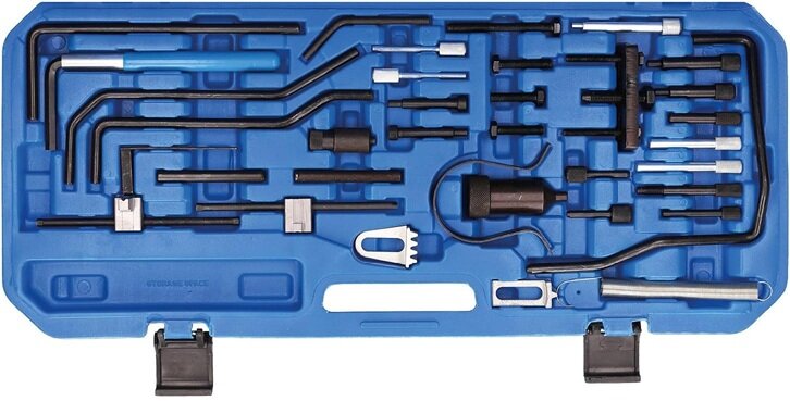 uitgebreide psa benzine en diesel afstelset - nokkenas en krukas blokkeerset - afstelset&nbsp;distributie set citro&euml;n - peugeot 