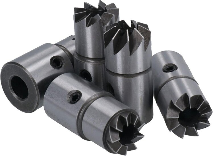 8 delige diesel verstuiverzitting reiniger -&nbsp;injector cleaner - verstuiver zitting schoonmaak set - koolstof frees - freesset