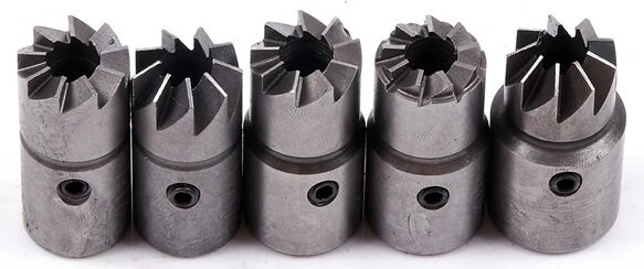 8 delige diesel verstuiverzitting reiniger -&nbsp;injector cleaner - verstuiver zitting schoonmaak set - koolstof frees - freesset