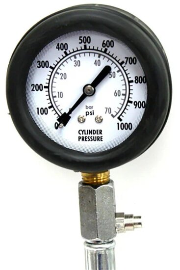 19 delige diesel compressiemeter - druk&nbsp;tester - compressie meter - drukmeter voor diesels