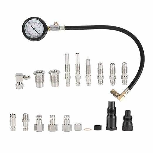 19 delige diesel compressiemeter - druk&nbsp;tester - compressie meter - drukmeter voor diesels