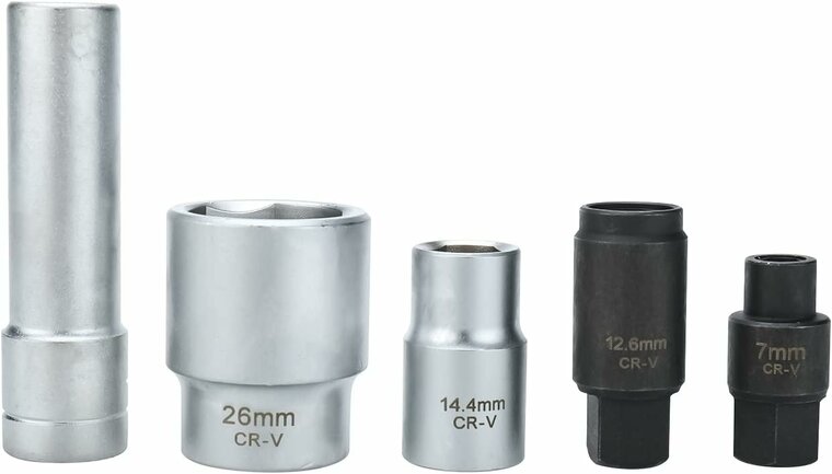 5 delig bosch diesel injectiepomp doppen set - brandstofpomp dop - injectie pomp doppen - bosch injector doppen