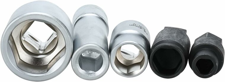 5 delig bosch diesel injectiepomp doppen set - brandstofpomp dop - injectie pomp doppen - bosch injector doppen