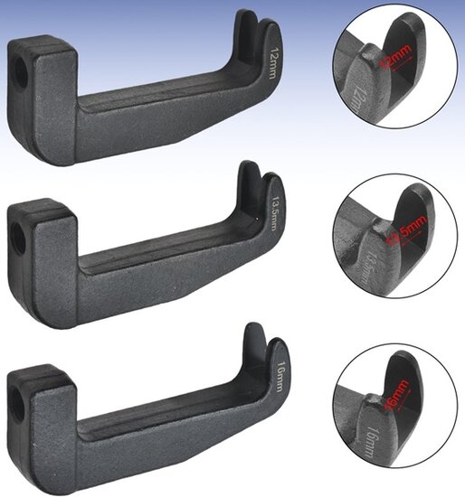 25 delig pneumatische diesel injector trekker set - verstuiver slagtrekker - verstuivertrekker - slag trekker verstuivers