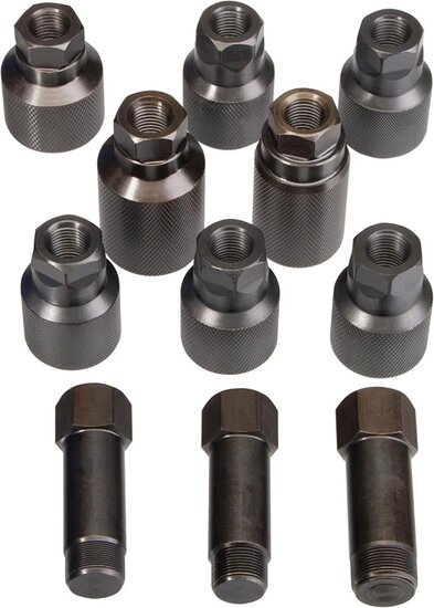 25 delig pneumatische diesel injector trekker set - verstuiver slagtrekker - verstuivertrekker - slag trekker verstuivers