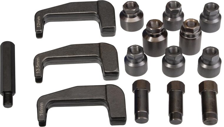 25 delig pneumatische diesel injector trekker set - verstuiver slagtrekker - verstuivertrekker - slag trekker verstuivers