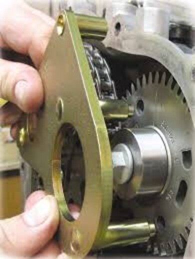 diesel 1.6 - 2.0 - 2.3 CDTi en DCi&nbsp; renault - nissan - opel - vauxhall - nokkenas uitlijn gereedschap - krukasblokkeerpe