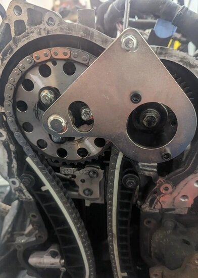 diesel 1.6 - 2.0 - 2.3 CDTi en DCi&nbsp; renault - nissan - opel - vauxhall - nokkenas uitlijn gereedschap - krukasblokkeerpe