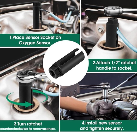 4 delig 25 -27 - 29 - 30 mm diesel injector doppen set - common rail injectordop - dieselverstuiver dop&nbsp;- brandstofsproe