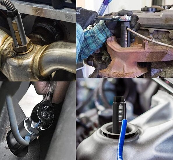 4 delig 25 -27 - 29 - 30 mm diesel injector doppen set - common rail injectordop - dieselverstuiver dop&nbsp;- brandstofsproe