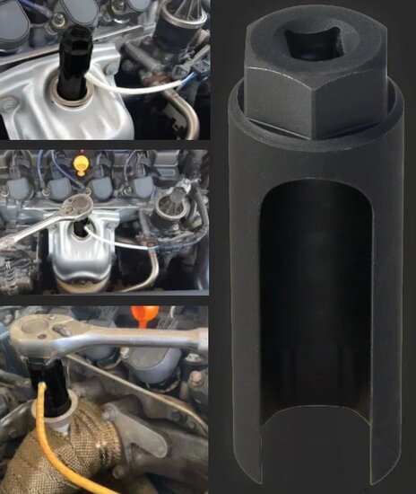 4 delig 25 -27 - 29 - 30 mm diesel injector doppen set - common rail injectordop - dieselverstuiver dop&nbsp;- brandstofsproe