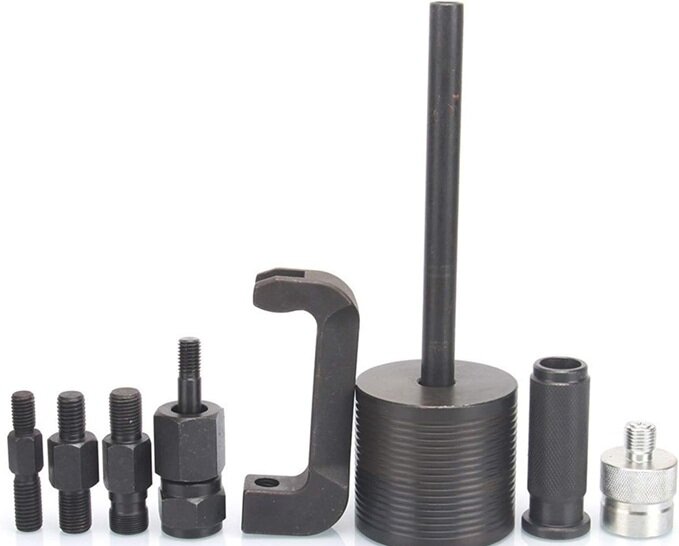 9 delige mercedes - bmw cdi&nbsp;verstuiver slagtrekker - verstuivertrekker - injectortrekker- injector trekker - injectorent