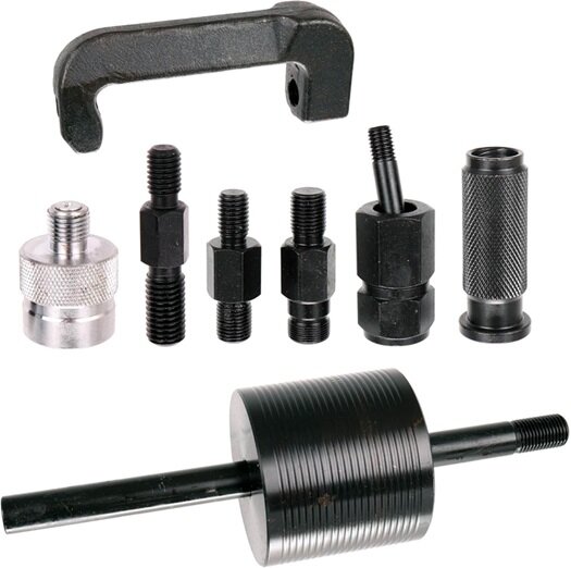 9 delige mercedes - bmw cdi&nbsp;verstuiver slagtrekker - verstuivertrekker - injectortrekker- injector trekker - injectorent