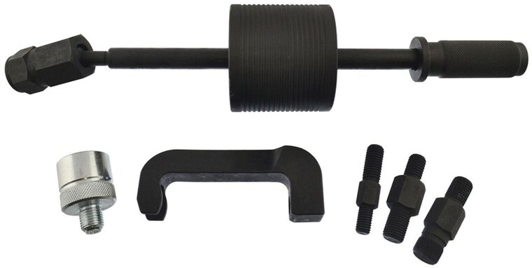 9 delige mercedes - bmw cdi&nbsp;verstuiver slagtrekker - verstuivertrekker - injectortrekker- injector trekker - injectorent