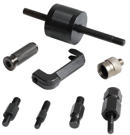 9 delige mercedes - bmw cdi&nbsp;verstuiver slagtrekker - verstuivertrekker - injectortrekker- injector trekker - injectorent