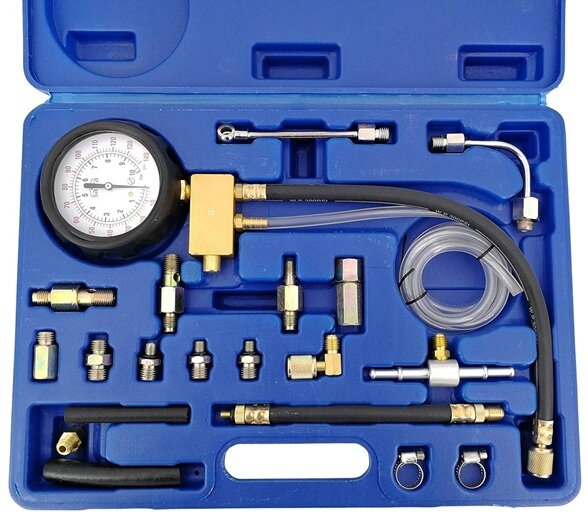 brandstofpomp druk tester set - benzine en diesel - compressie tester - drukmeter - compressiemeter