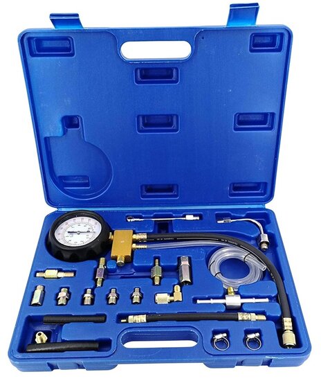 brandstofpomp druk tester set - benzine en diesel - compressie tester - drukmeter - compressiemeter
