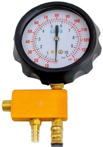 brandstofpomp druk tester set - benzine en diesel - compressie tester - drukmeter - compressiemeter