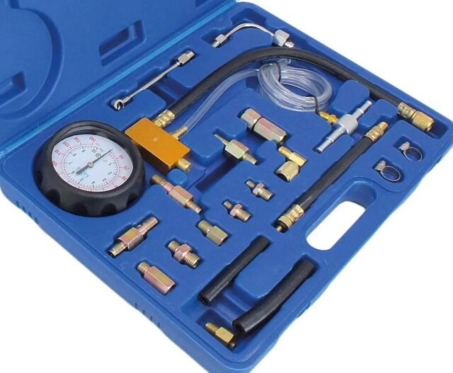 brandstofpomp druk tester set - benzine en diesel - compressie tester - drukmeter - compressiemeter