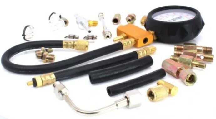 brandstofpomp druk tester set - benzine en diesel - compressie tester - drukmeter - compressiemeter