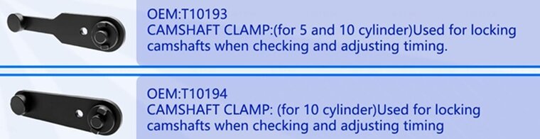 5 en 10 cilinder vag - vw 2.5 tdi pd motor nokkenas vergrendeling&nbsp;- transporter&nbsp;en touareg tandwiel aangedreven d