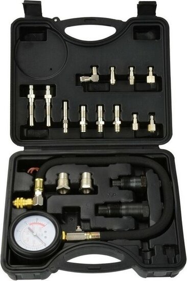 diesel compressietester - drukmeter 20 delig - 0 tot 70 bar - compressiemeter - compressie tester