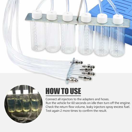 31 delig&nbsp;diesel injectie tester cdi&nbsp;motoren - commonrailtester - injectoren tester - terugloopteseter - diesel fl
