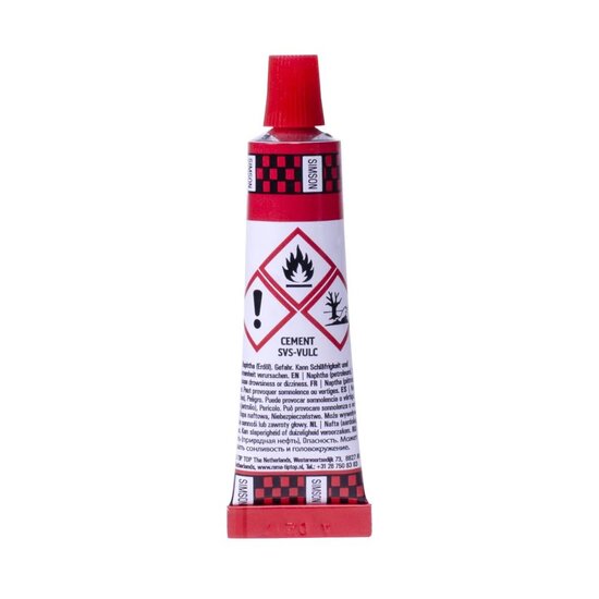 tubelijm 30 ml - sneldrogende oplossing voor bandenreparatie - vulkanisatielijm - rubbercement - solutie - simson