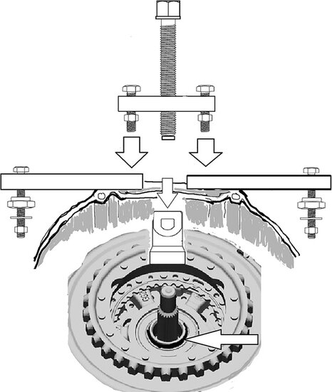 vag dsg duplex koppeling repair Set -&nbsp; transmissie reparatiegereedschap&nbsp;- dsgversnellingsbak tools - duplexkoppel