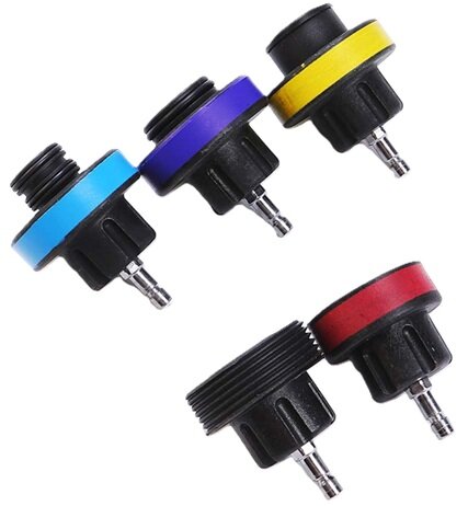 24 delige radiatortester - koelsyteem druktester - coolsysteem tester - vacuumtester - kacheltester - radiator tester