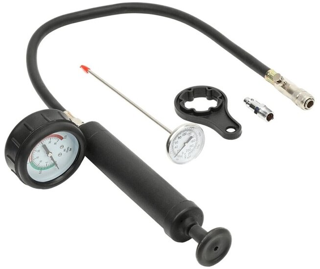 24 delige radiatortester - koelsyteem druktester - coolsysteem tester - vacuumtester - kacheltester - radiator tester