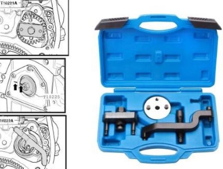 vw&nbsp;t5&nbsp;en touareg 2.5 tdi - lt tandriem waterpomp demontage set - transporter -&nbsp;multivan - blokkeerset&amp;#x00